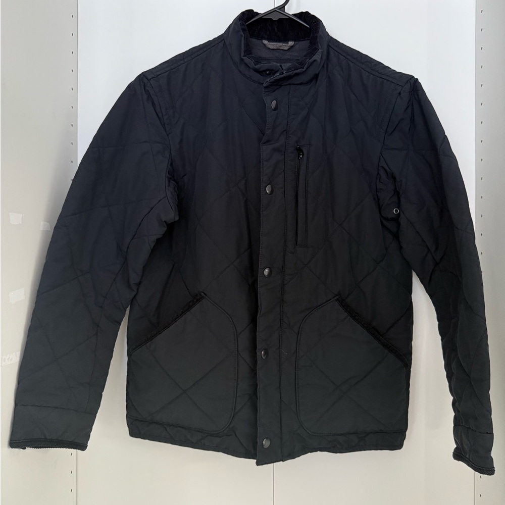 J Crew Men's Black Sussex Quilted Jacket